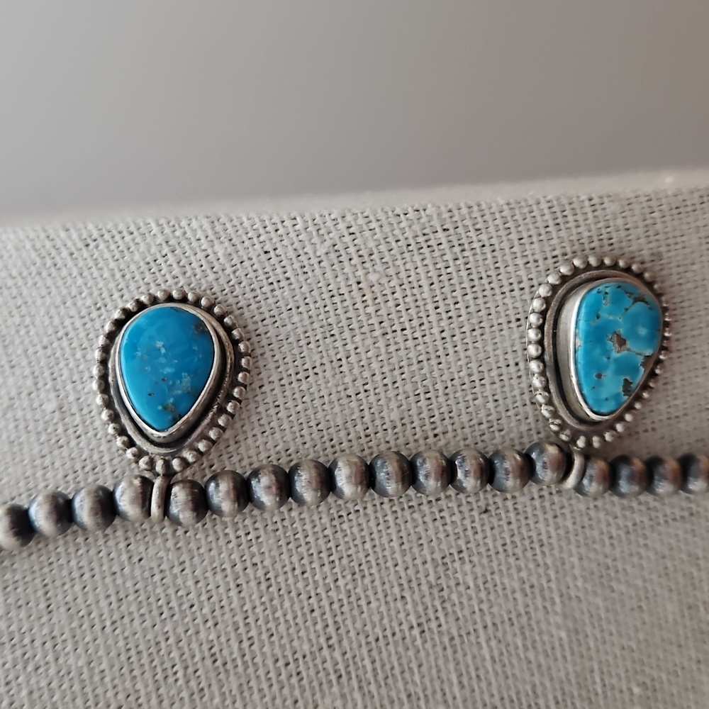 White Water Turquoise Desert Beads View 4